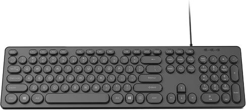 cimetech 2.4GHz Wireless Keyboard with Number Pad Full Size Design for Laptop Desktop PC Tablet, Windows iOS Android - Grey in Saudi Arabia