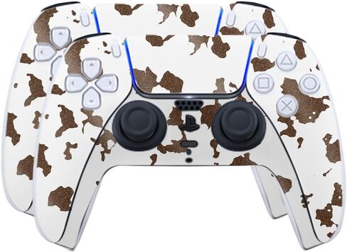 ألياف الكربون الجلد المتوافقة مع PlayStation 5 PS5 Controller (2 Pack) - Retro Controllers 3 - Premium 3M Vinyl Protction Wrap Cover - من السهل تطبيق | مصنوع في الولايات المتحدة الأمريكية من قبل Mayyskins in Saudi Arabia