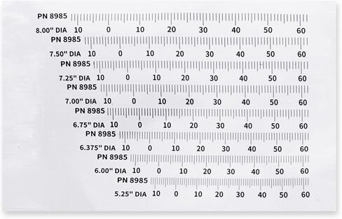 4Pcs 8985 Harmonic Balancer Timing Tape for Engines, 5.25" to 8.00", Stickers for Ensuring Ignition Timing in Kuwait