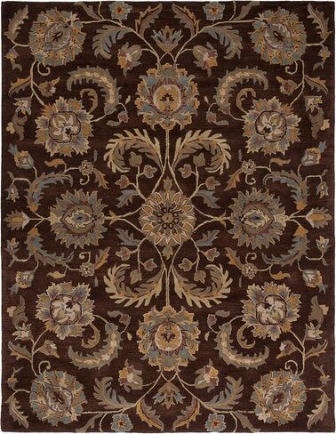 سجادة SAFAVIEH Heritage Collection - 2'3" x 8'، بني وذهبي، صوف شرقي تقليدي مصنوع يدويًا، مثالية للمناطق ذات حركة المرور العالية في غرفة المعيشة وغرفة النوم (HG921A) in Saudi Arabia
