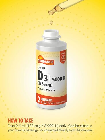 Sundance Vitamin D3 1000 IU | 300 Softgels | High Potency | Essential Vitamin Formula | Non-GMO and Gluten Free Supplement in Saudi Arabia