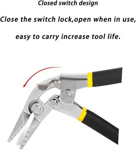 6 Inch Hand Seamer Straight Jaw Sheet Metal Bender Tools, Sheet Metal Hand Seamer for Bending and Flattening Metal, Sheet Metal Bending Tool with Ergonomic Handle in Saudi Arabia