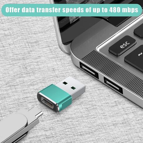 Basesailor USB to USB C Adapter 3 Pack,Type C Female to USB A Male Charger Cable Converter for Apple Watch Ultra iWatch Series 9 7 SE,AirPods Pro 2,iPhone 15 14 13 12 Plus Max,iPad 9 10 Air 4 5 Mini 6 in Saudi Arabia