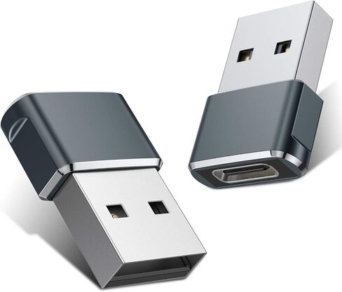 Basesailor USB to USB C Adapter 3 Pack,Type C Female to USB A Male Charger Cable Converter for Apple Watch Ultra iWatch Series 9 7 SE,AirPods Pro 2,iPhone 15 14 13 12 Plus Max,iPad 9 10 Air 4 5 Mini 6 in Saudi Arabia