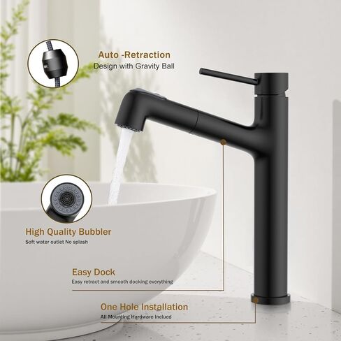 صنبور الحمام النيكل المصقول ، صنبور مقبض واحد ، صنبور حوض السحب مع نمطين صنبور ، صنبور عالي المستوى مع سدادة الصرف المنبثقة ، الفولاذ المقاوم للصدأ in Kuwait