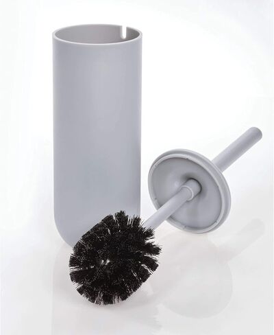 iDesign - 29567 Cade Bowl Brush and Holder, Toilet Cleaning Set for Bathroom, Matte Black 2 Each in Kuwait