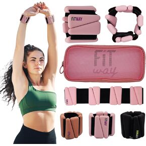 | 1 pair 2 lbs | Adjustable Silicone ankle weights | - wrist weights - | ankle weights for women -ankle weights for men | 2lb ankle weights| Suitable for Yoga, Dance, Pilates | water-resistant silicone