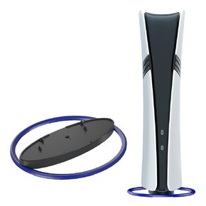 Vertical Stand for PS5/PS5 Slim/PS5 Pro Console, Compatible with PS5/PS5 Slim/PS5 Pro Disc and Digital, ABS + zinc Alloy, Safe and Stable,Easy to Install with Screws for PlayStation 5, Blue