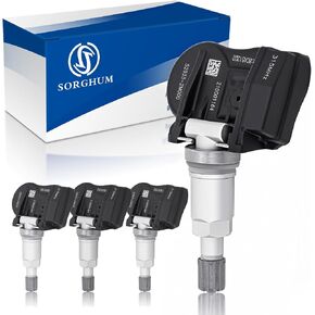نظام مراقبة ضغط إطارات الذرة الرفيعة - مستشعرات TPMS مبرمجة مسبقًا 4 حزم 315 ميجاهرتز متوافقة مع 2010-2019 Hyundai Sonata Elantra Genesis Coupe Kia Forte Optima Soul Replace# 52933-2M000