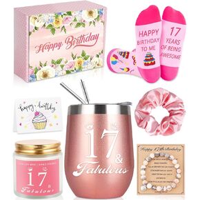 17th Birthday Gifts For Girls, Best Gifts For 17 Year Old Girl,Happy 17th 17 Year Old Girl Birthday Gift Ideas For Teens Daughter, Niece, Granddaughter, Sister Her, Bestie, Girlfriend