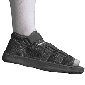 Brace On Post Op Shoe - أحذية العظام للنساء والرجال ، حذاء المشي ، دعم الكاحل للرجال والنساء ، دعامة التهاب اللفافة الأخمصية ، الحذاء الطبي للإصابة (الرجال ، X -large ، حجم الأحذية 12.5 وما فوق)