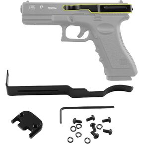 Gun Belt Clip, Low Profile Slim Concealed Carry Easy Install Holster Clip for Glock Gen 1-4 Models 17, 19, 22, 23, 24, 25, 26, 27, 28, 30S, 31, 32, 33, 34, 35, 36 and 41