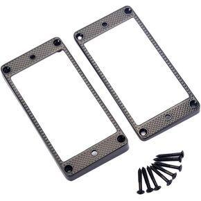 Milisten 2PCS Humbucker Pickup Ring Frame Mounting Ring For Electric Guitars GB301 Golden