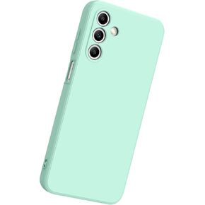 Silicone Case for Samsung Galaxy A25,Silky-Soft Touch 360 Full Body Protective Phone Case,Shockproof Phone Case Cover Case,Rose Pink
