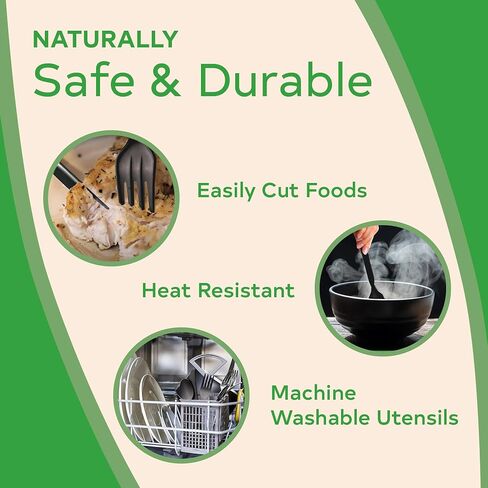 Compostable Cutlery Set, Plant-Based Compostable Utensils Disposable, Dishwasher-Safe Compostable Silverware, 380-Piece Disposable Cutlery, Plant a Tree with Every Box, Ivory White in Saudi Arabia