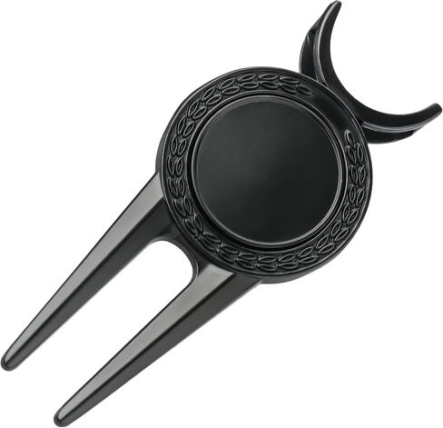 Mile High Life Golf Divot Repair Tool with Magnetic Golf Ball Marker, Golf Club Holder, Golf Gift for Golfer in Saudi Arabia