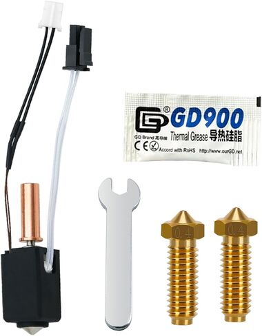 JUUPINE Neptune 4 Plus Print Head Extruder HotEnd Kit for Neptune 4 Plus/4 Max,All Metal Hot End with Nozzle and Silicone Sleeve,3D Printer AccessoriesHot End Extruder Head Heating Block Kit in Saudi Arabia