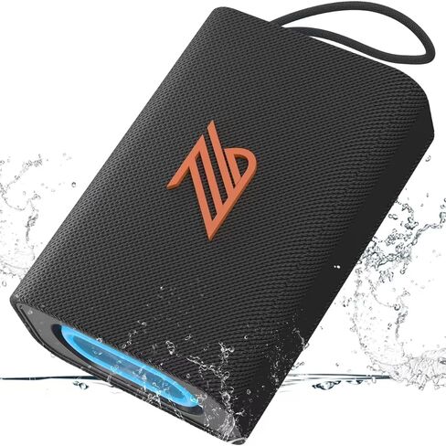 Bluetooth Speaker TWS Small Speakers Clear Loud Stereo Sound Portable Media Players Wireless Speaker with Lights IPX5 Waterproof Speakers Long Playtime for Home Party Outdoor Beach Electronic Gadgets in Kuwait