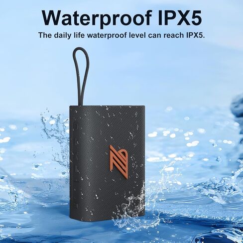 Bluetooth Speaker TWS Small Speakers Clear Loud Stereo Sound Portable Media Players Wireless Speaker with Lights IPX5 Waterproof Speakers Long Playtime for Home Party Outdoor Beach Electronic Gadgets in Kuwait