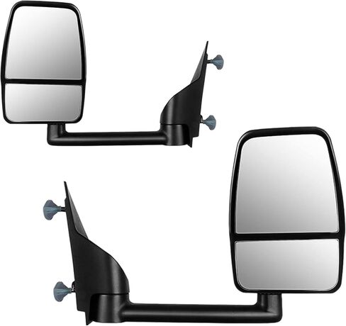 Driver Towing Mirror Compatible with 2003-2017 Chevy Express Savana 1500 2500 3500#GM1320426 in Kuwait