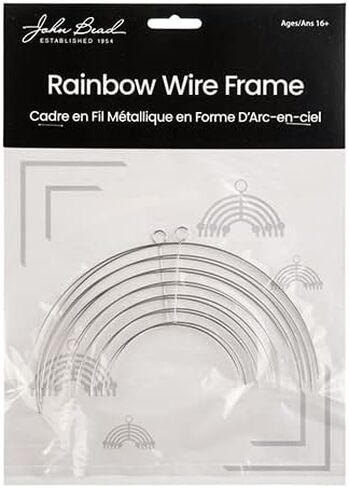John Bead Wire Frames Cross 0.8mm APX 5-6in, 6pcs in Saudi Arabia