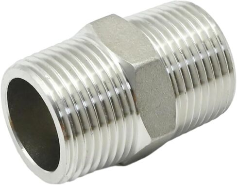 4 PCS NPT Hex Nipple Stainless Steel 304 استبدال الأنابيب الخيوط لأنابيب Home Brew Kit (3/8 ") in Kuwait