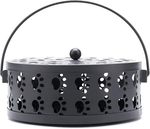 Cute Cat's Claw Mosquito Coil Holder with Handle Metal Fireproof Mosquito Coils Burner Outdoor Camping Use in Saudi Arabia
