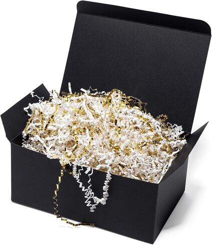 Mefleet 1 LB Crinkle Cut Paper Shred Filler Green & Red Crinkle Paper Shredded Paper for Gift Box - Gift Basket Filler - Gift Box Stuffing for Christmas Xmas Holiday Packaging Wrapping in Kuwait