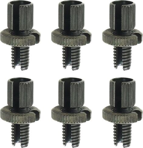 PRO BAT 8mm/0.31'' M8 Clutch Brake Adjusting Nuts Universal Motorcycle Cable Adjuster, Silver 6pcs in Saudi Arabia