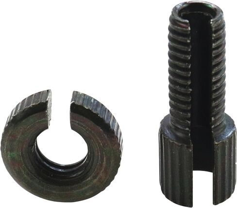 PRO BAT 8mm/0.31'' M8 Clutch Brake Adjusting Nuts Universal Motorcycle Cable Adjuster, Silver 6pcs in Saudi Arabia