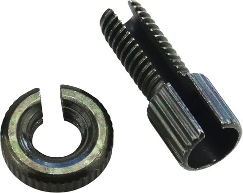 PRO BAT 8mm/0.31'' M8 Clutch Brake Adjusting Nuts Universal Motorcycle Cable Adjuster, Silver 6pcs in Saudi Arabia