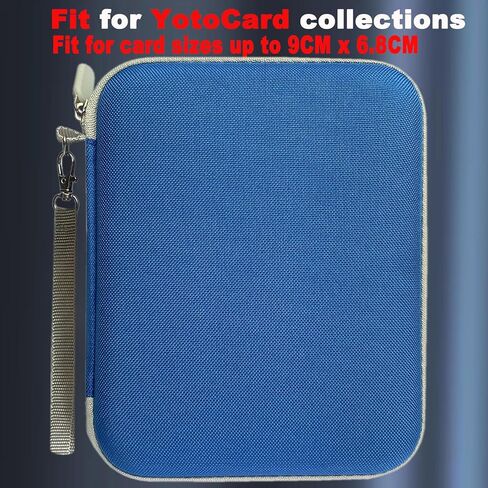 CARL CASE متوافقة مع حامل CASE CASE CASE 8 80 طاولة بطاقة بطاقة CARD CARD مع سحاب مناسب 2.3 * 3.4 بوصة بطاقة MINI AUDIOBook in Kuwait