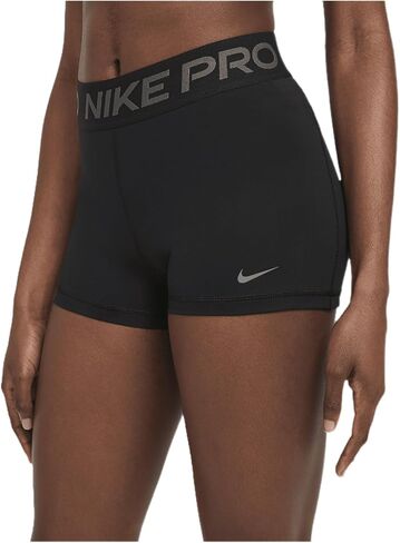 شورت ضغط Pro 3 بوصة للنساء من Nike (أحمر، مقاس كبير) in Kuwait