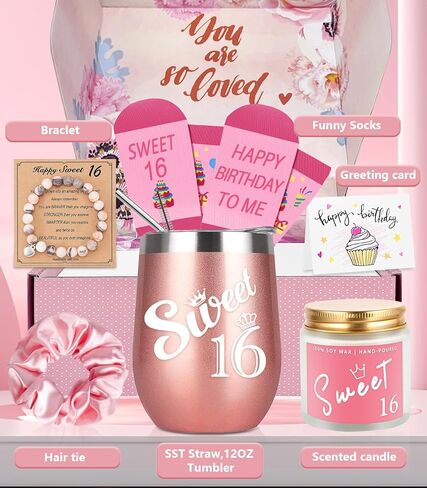 17th Birthday Gifts For Girls, Best Gifts For 17 Year Old Girl,Happy 17th 17 Year Old Girl Birthday Gift Ideas For Teens Daughter, Niece, Granddaughter, Sister Her, Bestie, Girlfriend in Saudi Arabia