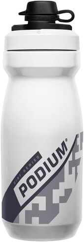 Camelbak Podium Dirt Series 15oz Mountain Bike Bottle مع غطاء طيني - زجاجة سهلة الضغط - تناسب معظم أقفاص الدراجات ، الأسفلت in Kuwait
