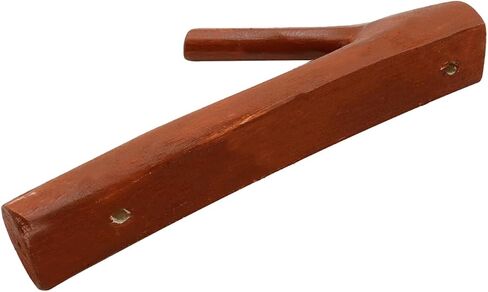 4Pcs Real Wood Tree Branch Wall Hook with Screw, Farmhouse Rustic Decorative Wooden Without Bark Trunk 2.5cm-3cm, Hook Dia.0.2" to 0.47",Walnut Color in Saudi Arabia
