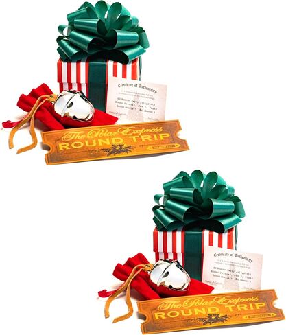 LilyDeal Polar Exp Sleigh Bell Gift Set with Round Trip Ticket (1) in Saudi Arabia