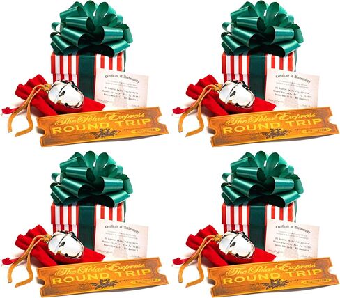 LilyDeal Polar Exp Sleigh Bell Gift Set with Round Trip Ticket (1) in Saudi Arabia
