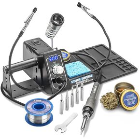 The Original X-Tronic 3020-XTS • 75W Soldering Iron Station • LED • 2 Helping Hands • Roll of Solder • Brass Sponge w/Cleaning Flux • Wet Sponge • °C/°F Conversion Switch • 10 Minute Sleep Feature! in Kuwait