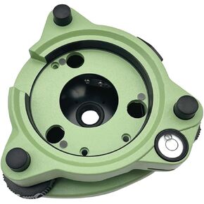 Total Station Tribrach Adapter, Aluminum Survey Tribrach Without Optical Plummet,Green Survey Equipment Tribrach