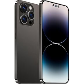 I14 PROMAX Unlocked Android Phone 8-core smartphone 8GB+256GB cell phone 24MP+50MP Camera Pixels 6800mAh Battery for Extended Standby 6.7inch HD Screen Unlocked Phone 5G Dual SIM (Deep Sea Blue)