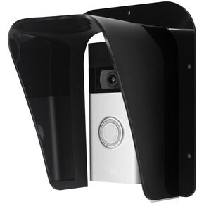 Doorbell Rain Cover, Large Acrylic Doorbell Protector Compatible for All Models Ring Blink/Arlo/Wyze Wired Video Doorbells & Access Control Outdoor Keypad Camera Glare Sun Weatherproof Cover(Model C)
