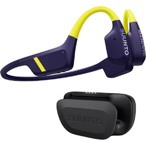 سماعة سماعة سماعة سماعة رأس سباحة عظمية من Suunto Aqua ، ومشغل MP3 32GB MP3 والتحكم في حركة الرأس ، والضوضاء الملغاة مزدوجة ، IP68 مقاومة للماء ، 30 ساعة وقت مع PowerBank ، Black
