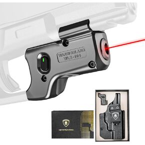 WARRIORLAND Kydex Holster for Gun with Laser Light Combo Fit for Glock 19/17 /19X /23/31 /32/44 /45 Pistol, WLS-104 Laser Beam Sight with Power Indicator & Concealed Carry IWB Right-Hand Holster