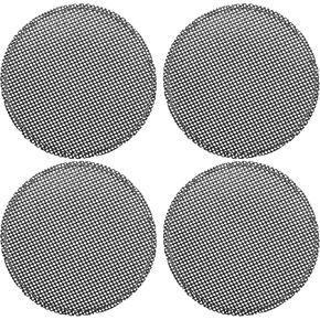 ACROPIX Universal 3.5 Inch Speaker Grills Mesh for Audio Subwoofer 91x99x8mm Grille without Frame Black - Pack of 4