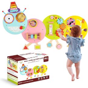 ألعاب اللوحة الحسية للأطفال: الألواح التعليمية التفاعلية Montessori للمهارات الحركية - أثاث جدار النشاط لغرف الألعاب النهارية في الفصول الدراسية - ألعاب جدار الكلاب للتوحد in Kuwait