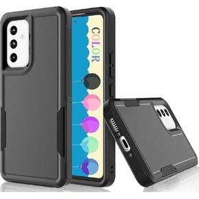 Tekcoo Case for Samsung Galaxy A54 5G [Military Grade Drop Tested] Shock Absorbing Scratch Resistant Grip Cute Hard Non Slip Bumper Dual Layers Phone Protective Cover [Purple]