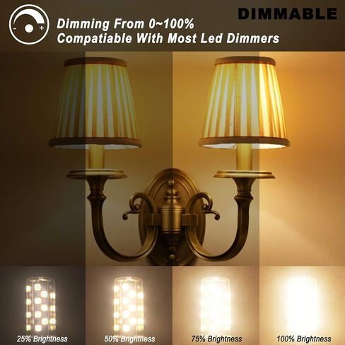 Dimmable G9 Led Bulbs Replace 30W 25W 20W Halogen,G9 3W 2700k Warm White LED T3 T4 Clear,AC120V Dimmable G9 Led Bulbs 300lm for Chandelier Ceiling Pendant Lighting,5PACK,No Flicker in Saudi Arabia