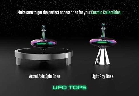 Ruwa | Metal Spinning Fidget Toy Top | Inspired by The 1994 USS Ruwa, Zimbabwe UFO Incident | Psychedelic Stainless Steel in Kuwait