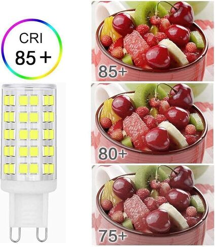 G9 LED Bulbs Dimmable 6W (60W Halogen Bulb Equivalent), Warm White 3000K, 110V-130V, 600LM Bi Pin for Home Lighting, 6 Packs in Saudi Arabia